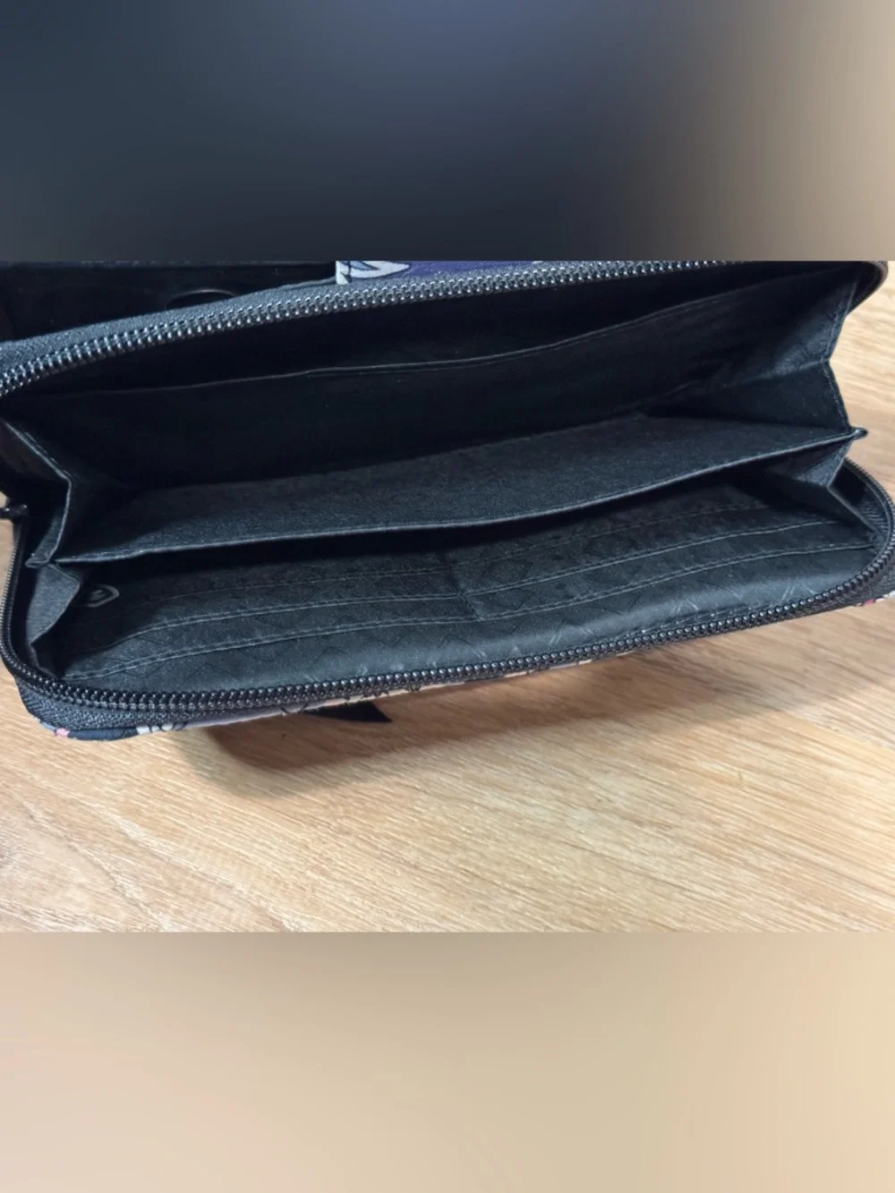 Vera Bradley Trio Zip Hipster quilted bag in the Ornate Blooms pattern & wallet - Picture 10 of 15